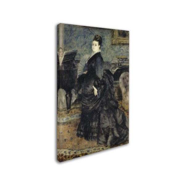 Renoir 'Portrait Of Madame Georges Hartman' Canvas Art,22x32